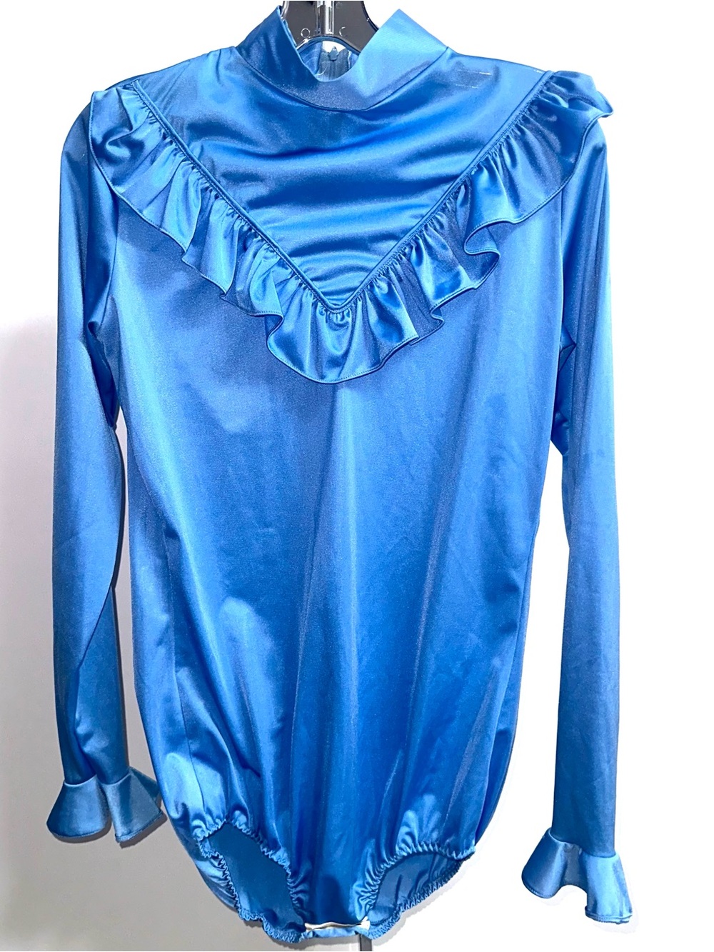1970s Ruffle High-Neck Skater suit